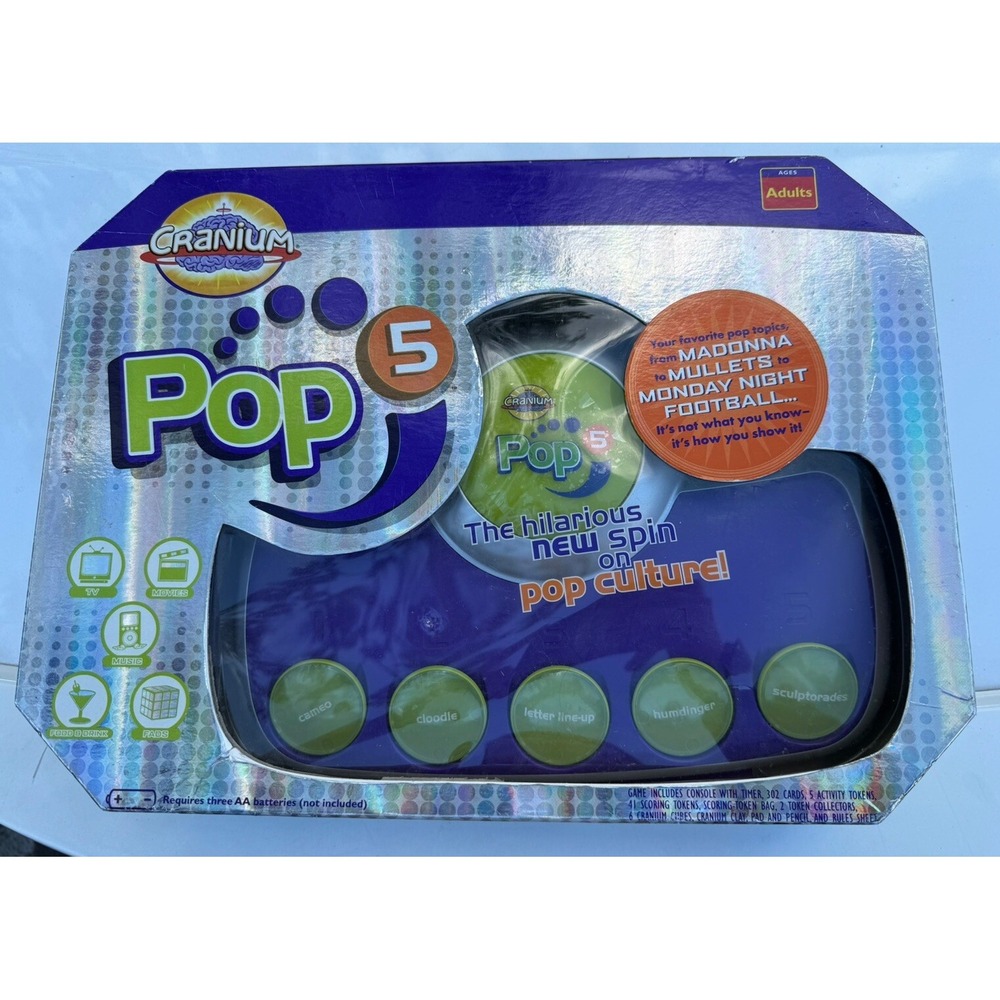 Cranium Pop 5 Trivia Game 2006 - New - Unopened